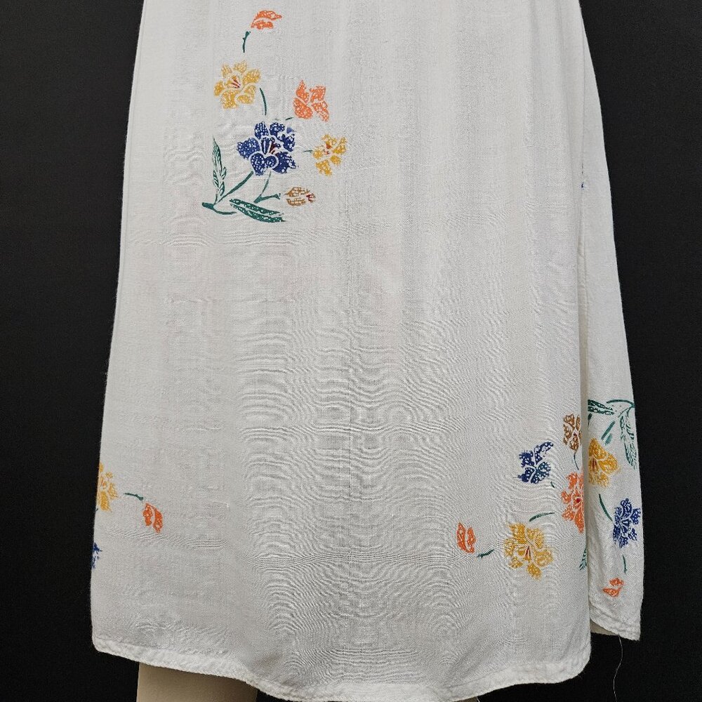 Vintage Floral Spaghetti Strap Blouson Sun Dress - Picture 5 of 15